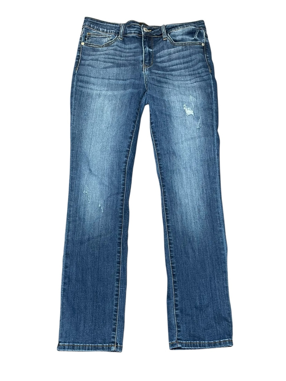Judy Blue Joshua Dark Wash Straight Leg Mid Rise Jeans Size 31